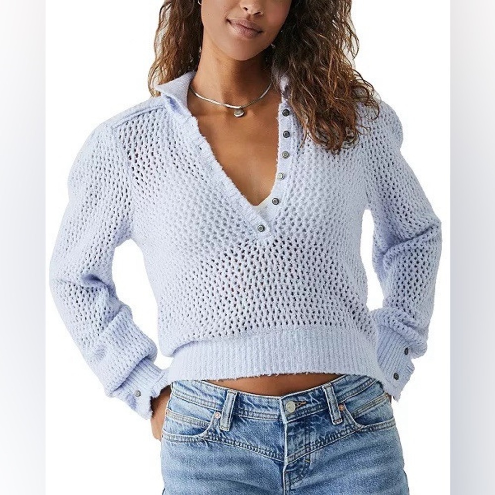 Free People snowdrift pullover sweater NWT